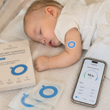 Olivia Smart Baby Thermometer Adhesive Monitoring Stickers