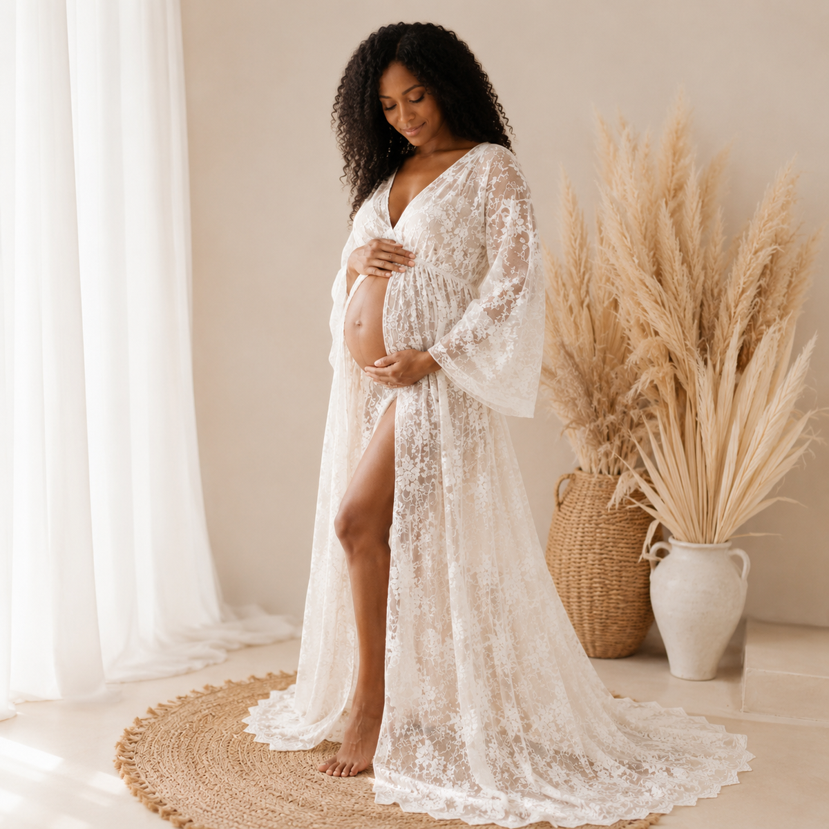 Bella Maternity Fit Photoshoot Dress
