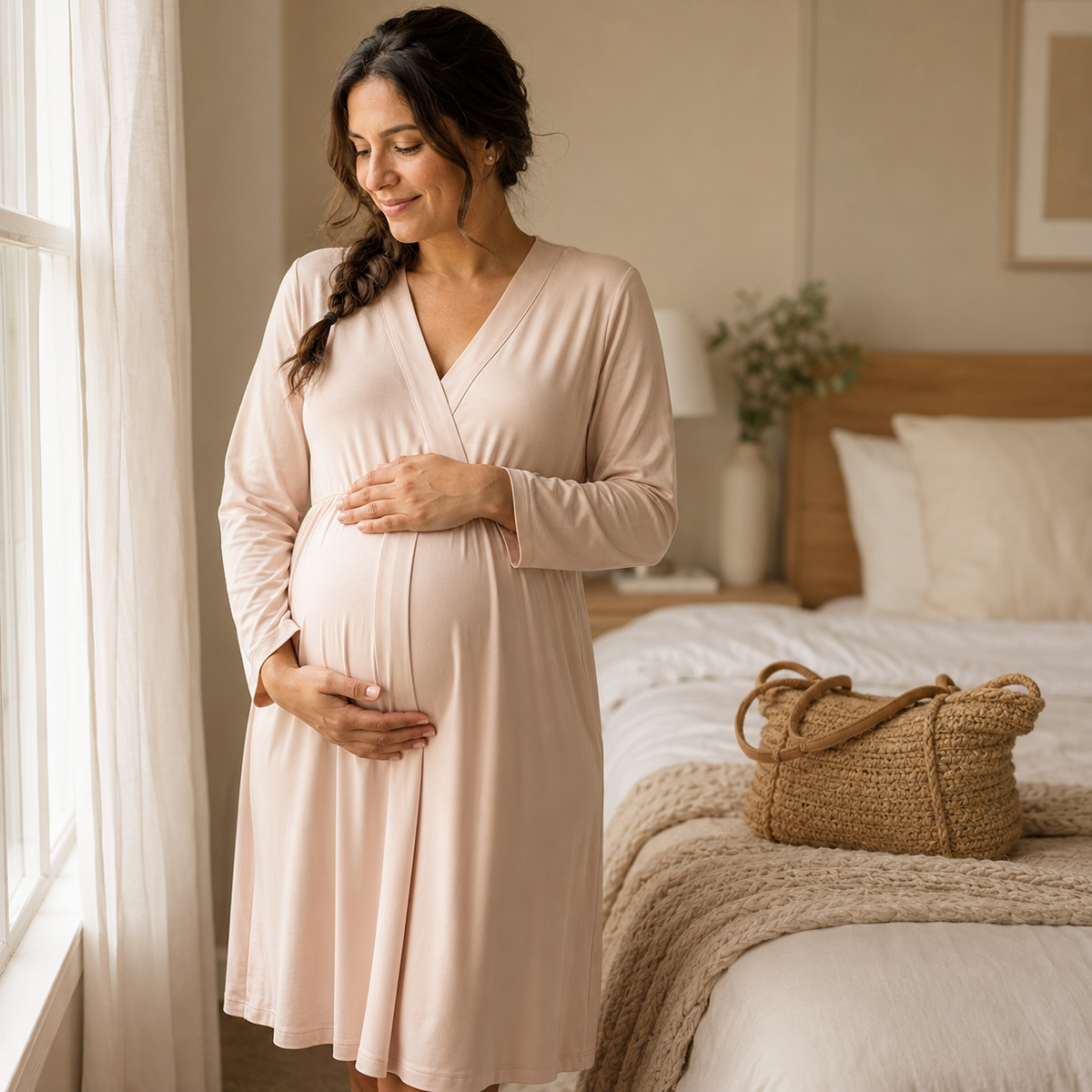 Sophia Nursing and Maternity Nightgown