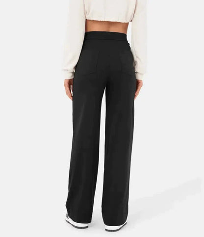 High-Waisted Pocket Trousers