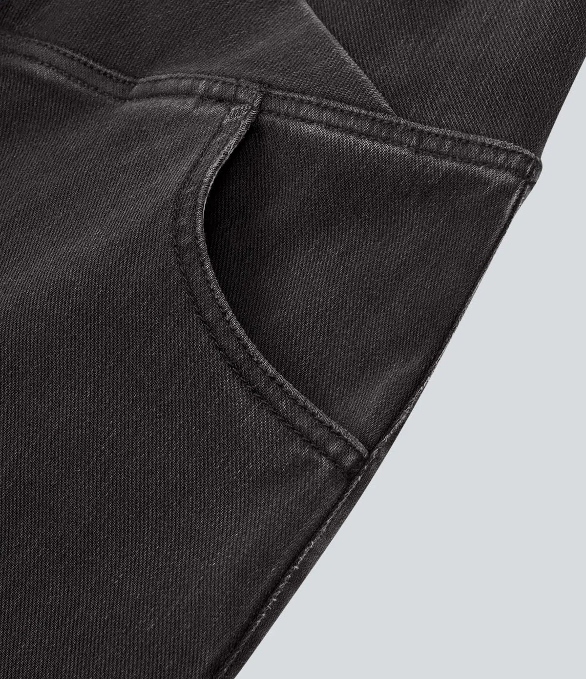 Flared High-Waisted Trousers