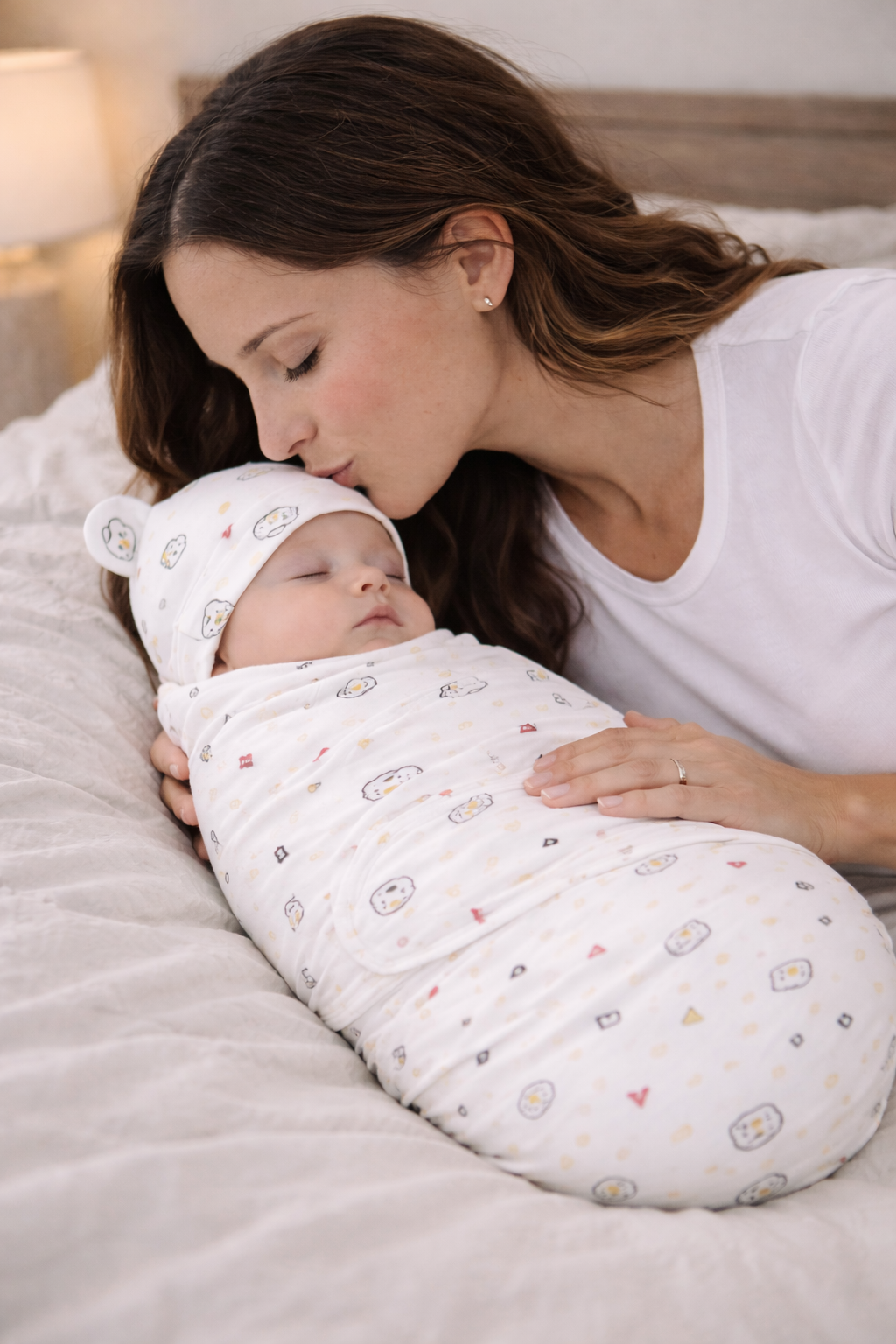 Fona Adjustable Cotton Baby Swaddle