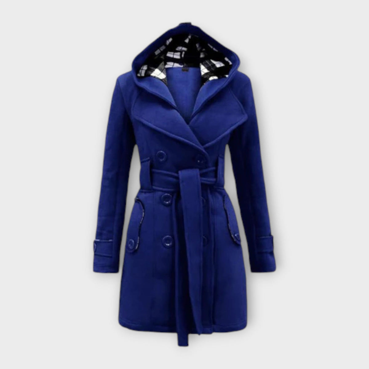 Hooded Belted Coat