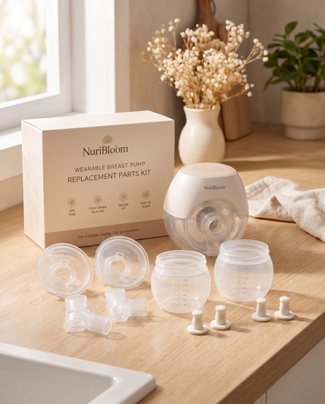 Mona Breast Pump Replacement Parts Kit – Valves Accessories — lifestyle, product in use