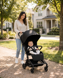Hona Compact Lightweight Foldable Baby Travel Stroller — lifestyle, product in use