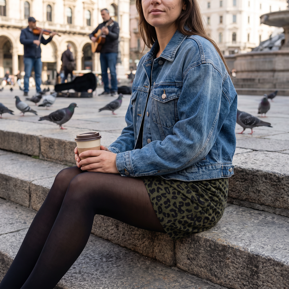 High Waisted Ruched Leopard Print Corduroy Mini Skirt - city plaza