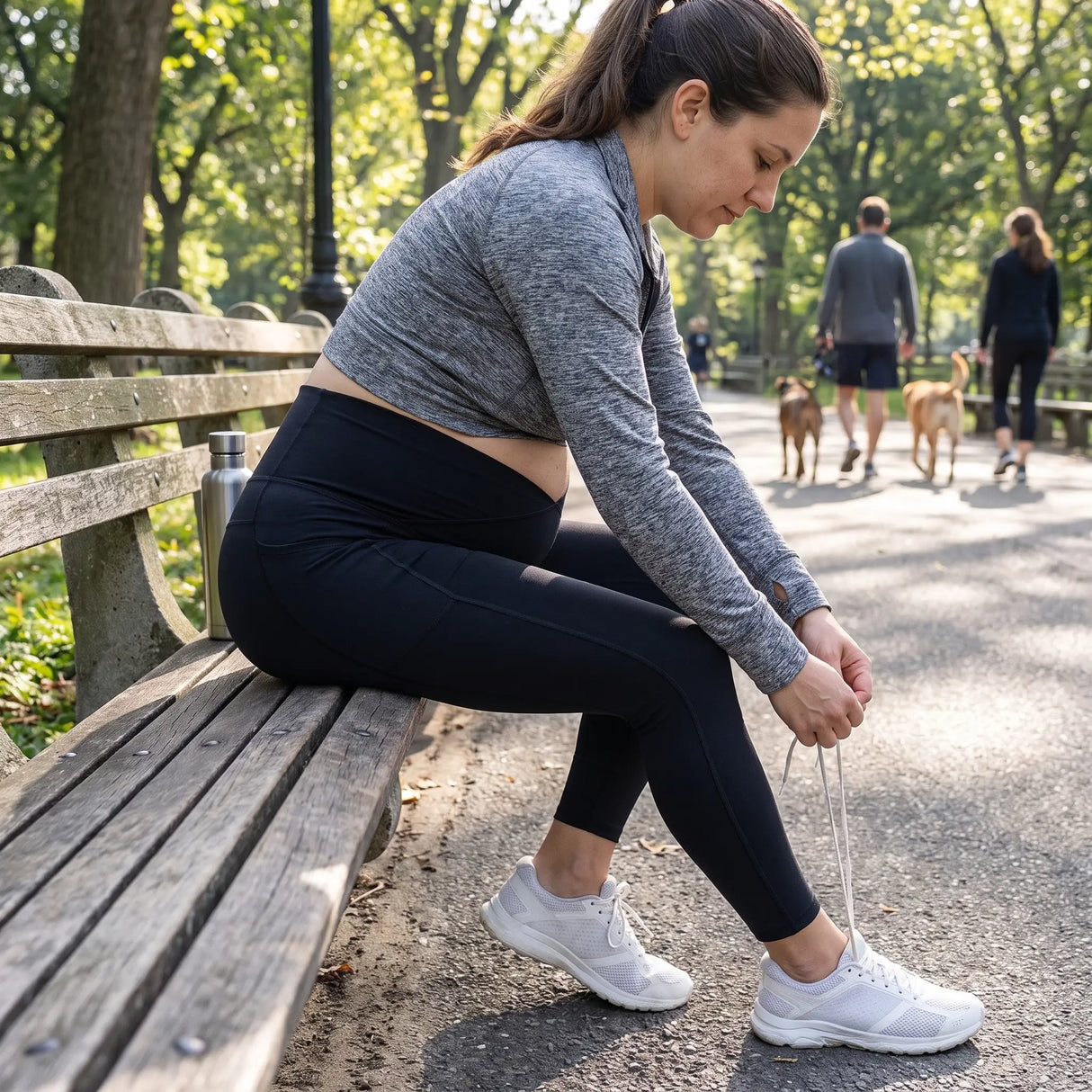 Super High Waisted Pocket 7/8 Yoga Maternity Leggings