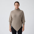 High Neck Asymmetric Hem Jumper - hero