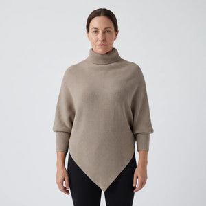 High Neck Asymmetric Hem Jumper - hero