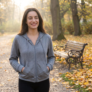 Sparkle Hooded Zip Sweatshirt - lifestyle1