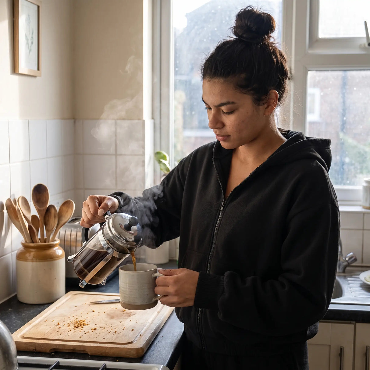 Hooded Zip Fleece Sweatshirt - lifestyle1