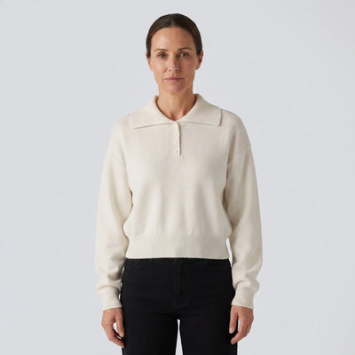 Collared Half Zip Knitted Jumper - hero