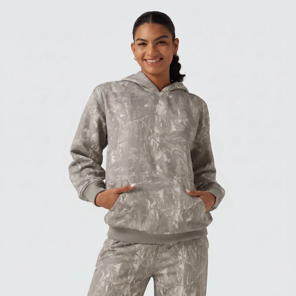 Hooded Sweatshirt with Pocket - gray studio hero
