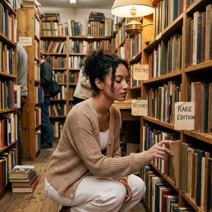 V Neck Sweater Knit Cardigan - second-hand bookshop