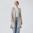 Ribbed Knit Split Cardigan - studio hero
