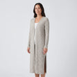 Ribbed Knit Longline Cardigan - studio hero
