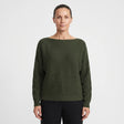 Boat Neck Batwing Knitted Jumper - studio hero