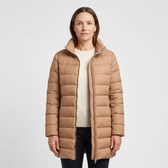 Women's Premium Down Coat - Nougat