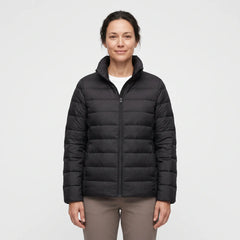 Women's Down-Feel Puffer Coat - Black