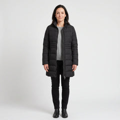 Women's Long Winter Coat - Black