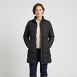 Women's Winter Coat - Black - studio hero