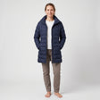 Women's Down Coat - Navy - studio hero