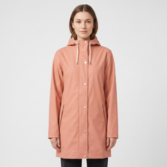 Women's Short Rain Jacket - Ash Rose