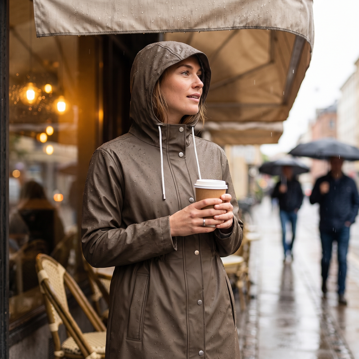 Women's Lightweight Raincoat - Wren
