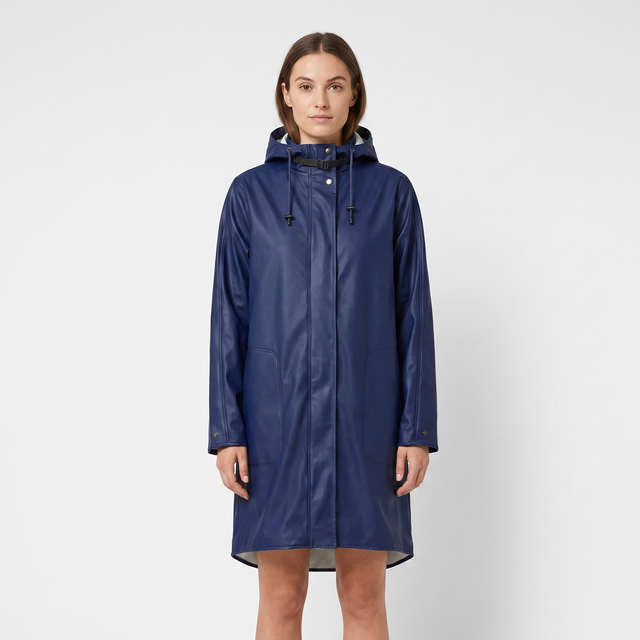 Women's Lightweight Raincoat - Estate Blue