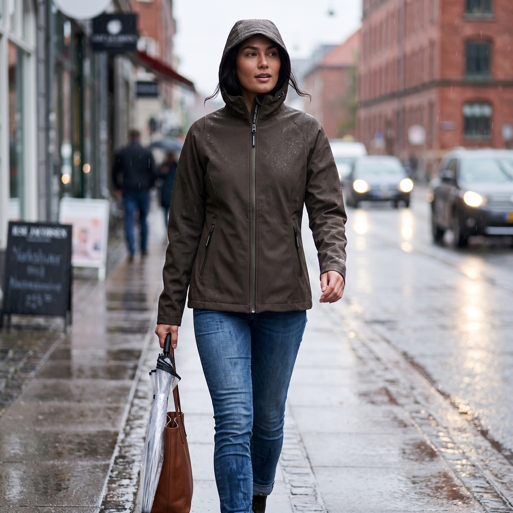 Women's Softshell Rain Jacket - Wren