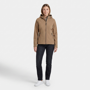 Women's Softshell Rain Jacket - Mocca