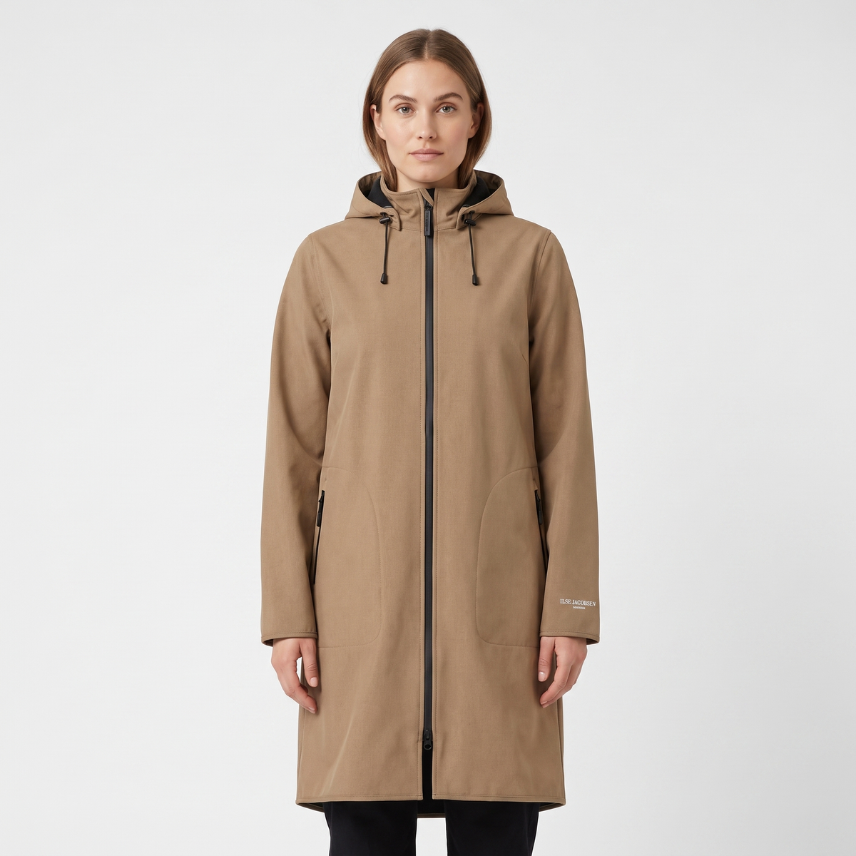Women's Softshell Rain Jacket - Mocca