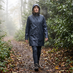 Women's Waterproof Raincoat - Dark Indigo