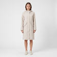Women's Long Softshell Raincoat - Chateau Gray