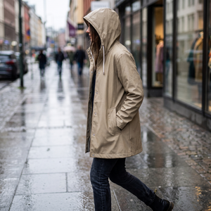 Women's Short Rain Jacket - Coriander