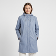 Women's Short Rain Jacket - Grey Blue