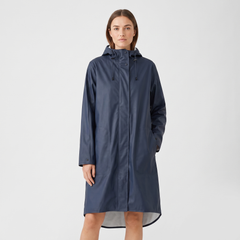 Women's Lightweight Raincoat - Ombre Blue