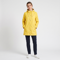 Women's Short Rain Jacket - Lemon Drop
