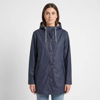 Women's Short Rain Jacket - Ombre Blue