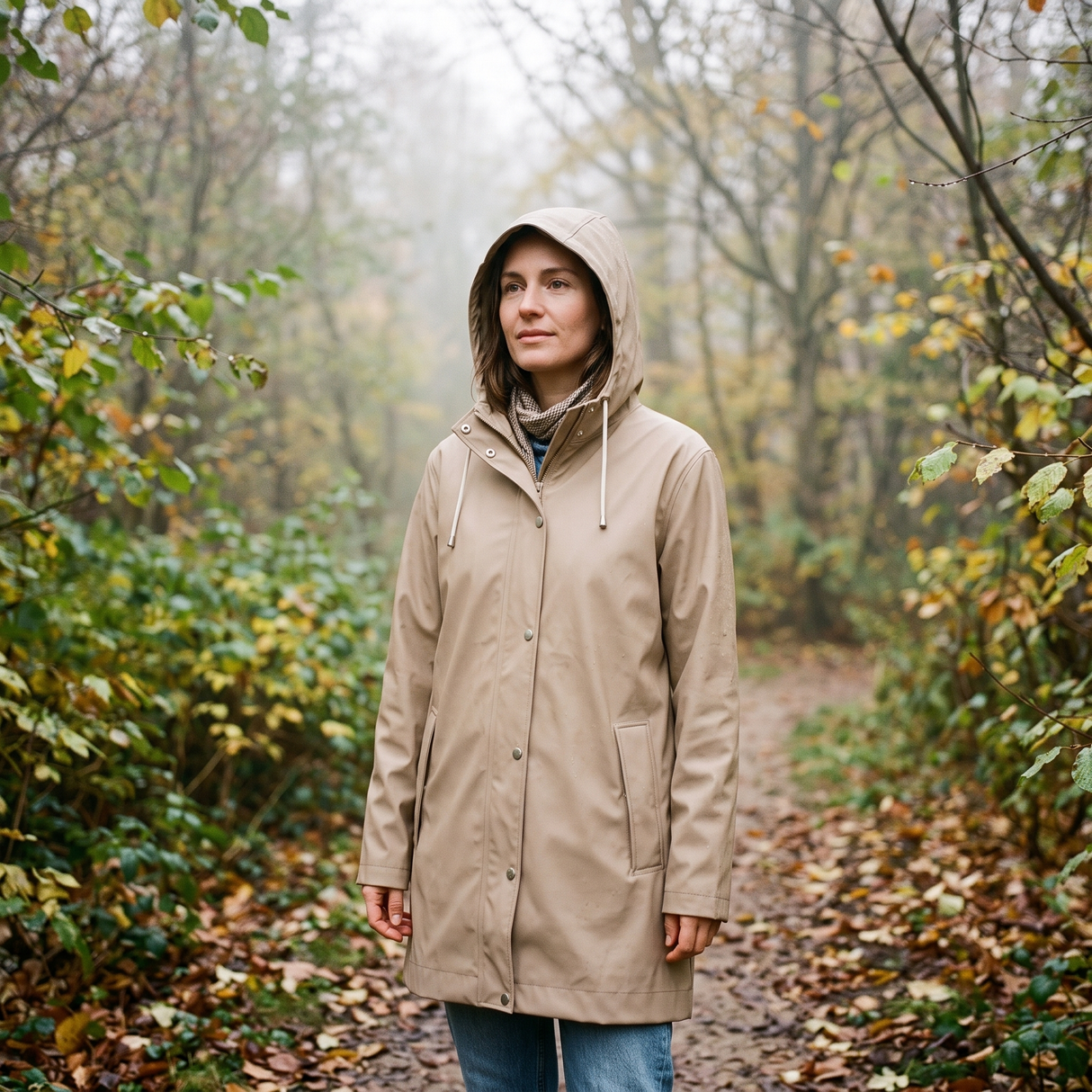 Women's Short Rain Jacket - Atmosphere