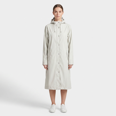 Women's Long Rain Jacket - Milk Creme
