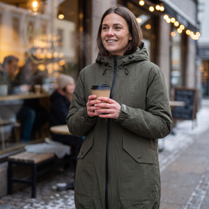 Women's Short Winter Jacket - Wren