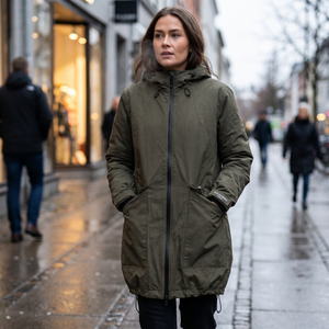 Women's Short Winter Jacket - Wren