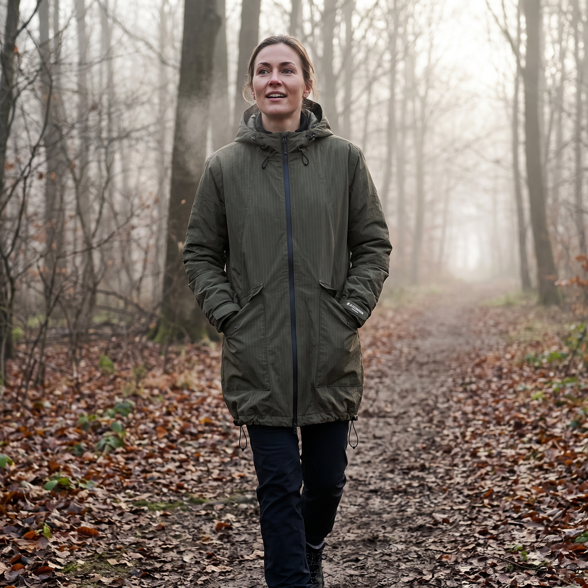 Women's Short Winter Jacket - Wren