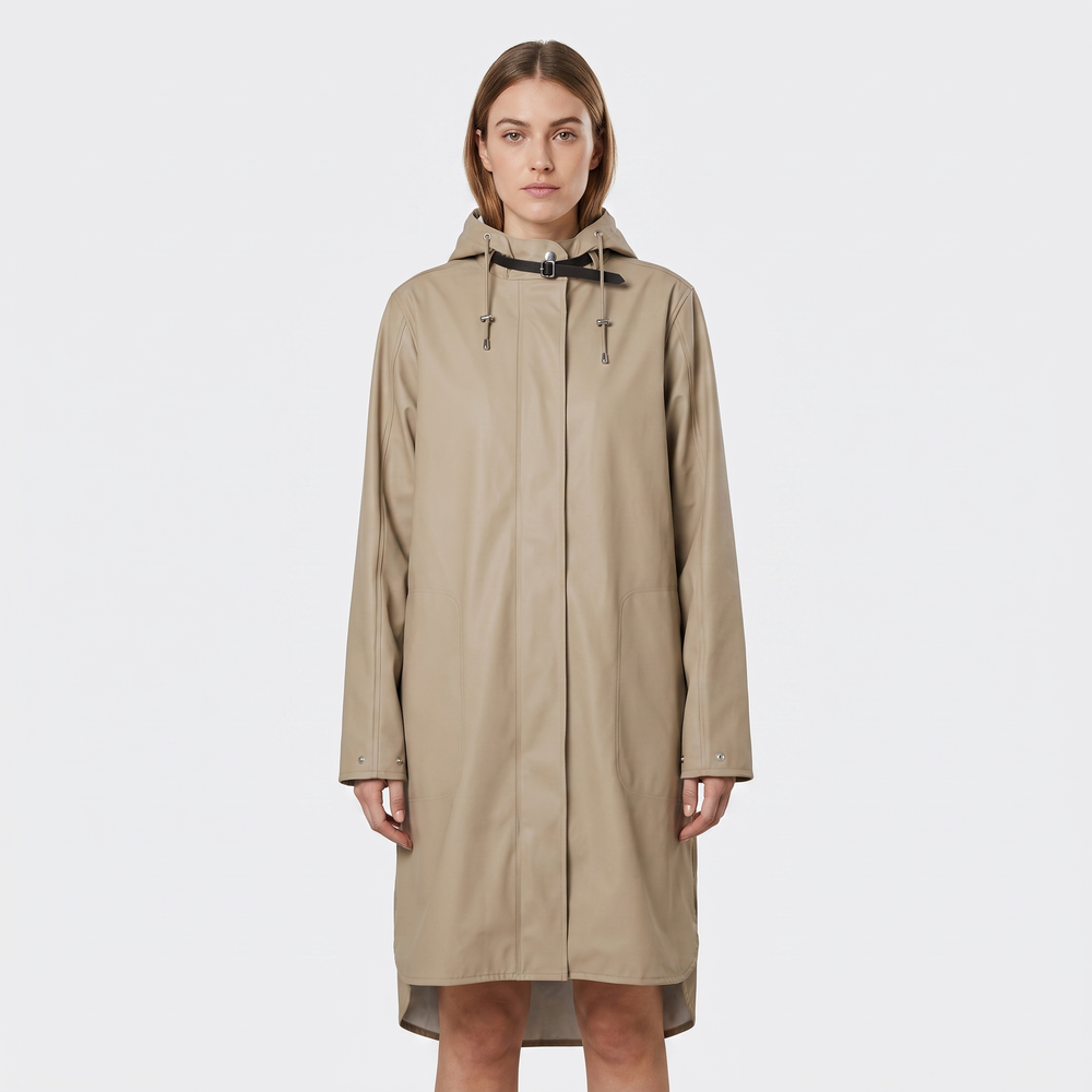 Women's Lightweight Raincoat - Wheat