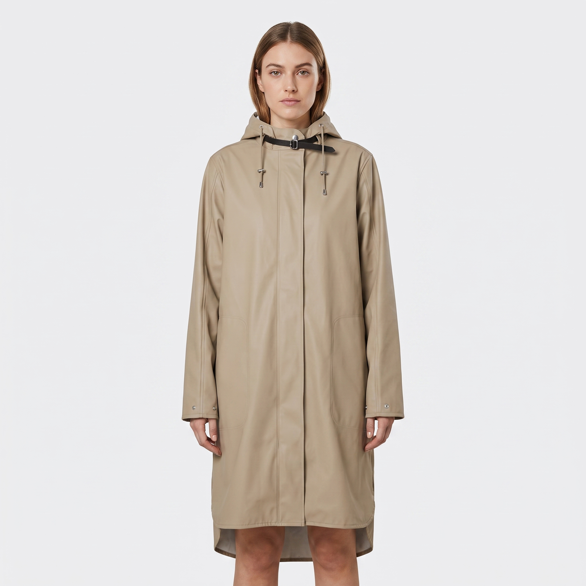 Women's Lightweight Raincoat - Wheat