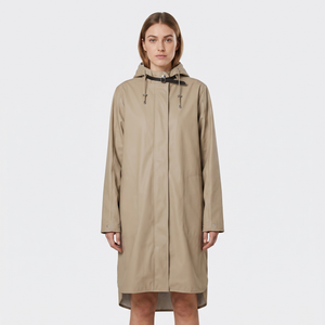 Women's Lightweight Raincoat - Wheat