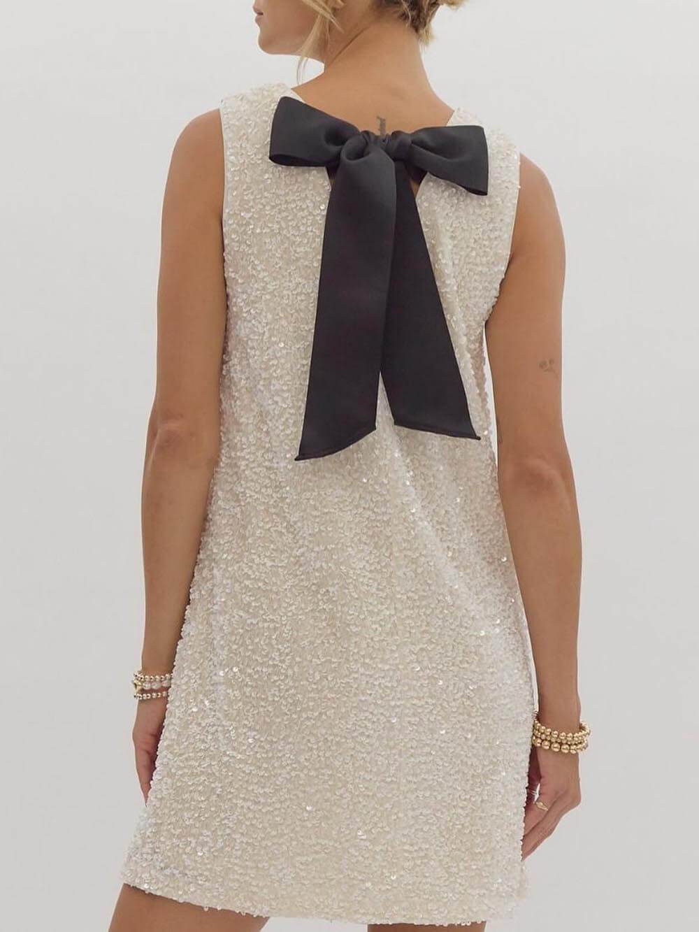 Sequined Party Mini Dress