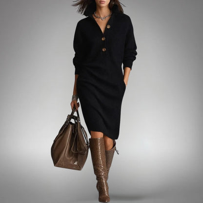 Button-Front Dress