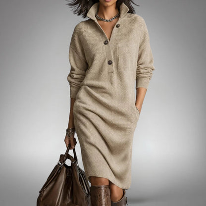 Button-Front Dress